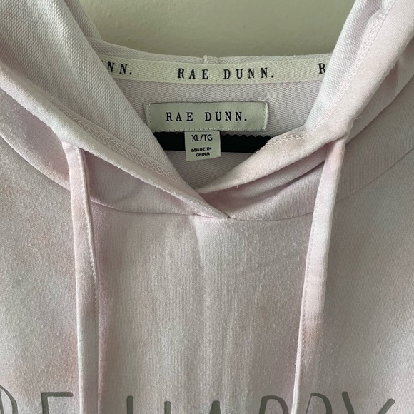Rae Dunn Hooded Shirt pink size XL - Picture 3 of 4